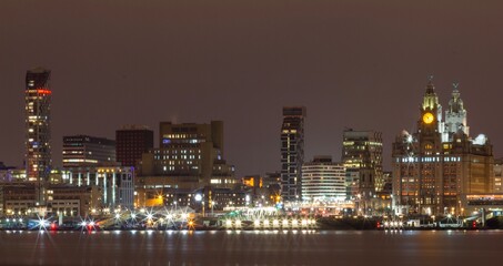 Fototapeta na wymiar Liverpool skyline 