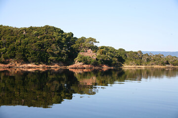 Beautiful Gordon River in Tasmania Australia