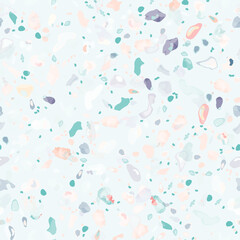 Terrazzo Texture Vector. Flooring Seamless Pattern