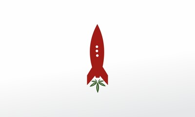 Obraz premium ROCKET CANNABIS