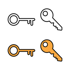 set of Key icons. Key vector icon. Key symbol