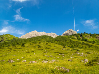 Panoramic hike at the Nebelhorn in Allgau