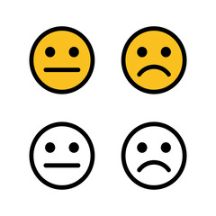 Set of Smile icons. Smile vector icon. Emoticon Icon vector. Emoji