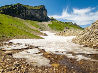 Panoramic hike at the Nebelhorn in Allgau