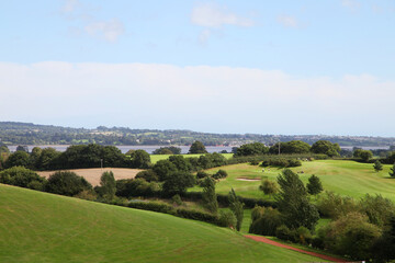 Fototapeta na wymiar Beautiful Devon countryside in United Kingdom. Devon is a county in southwest England
