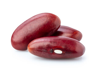red bean isolated on white background