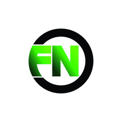 Letter FN logo icon design vector. monogram logo vector illustration