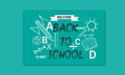 back to school design template