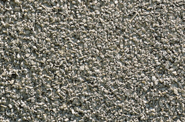 Closeup of pebble-dash mortar texture