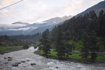 Beautiful landscape photograph of Kashmir India.