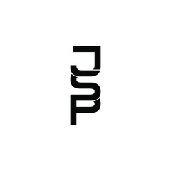 jsp letter original monogram logo design