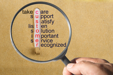 focus on customer's need, show the meaning of customer come from many words