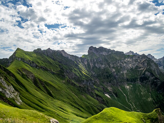 Panoramic hike at the Nebelhorn in Allgau