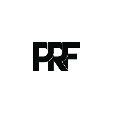 prf letter original monogram logo design