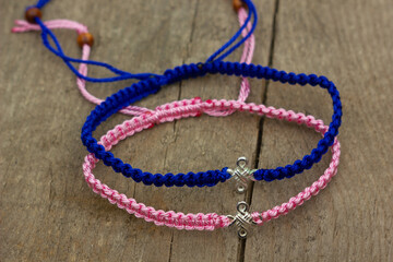 Handmade woven bracelets