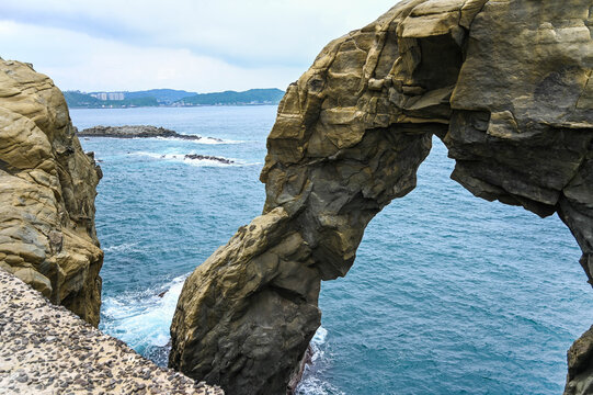 elephant rock in shenao, taipei, taiwan.