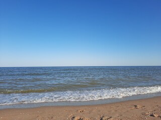 waves on the beach
