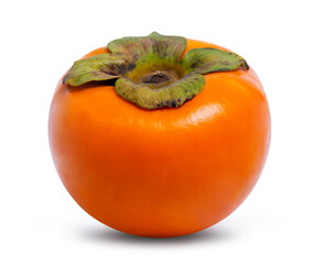 Persimmon fruit isolated on white background