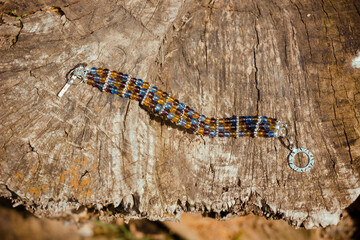 Handmade jewelry made of natural stones. Multi-colored jewelry is used in fashion, accessories and gift items. Beautiful, natural product.