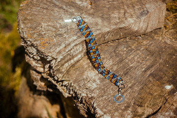 Handmade jewelry made of natural stones. Multi-colored jewelry is used in fashion, accessories and gift items. Beautiful, natural product.