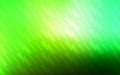 Light Green vector template with repeated sticks. Glitter abstract illustration with colorful sticks. Smart design for your business advert.