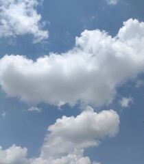 Obraz premium blue sky with clouds