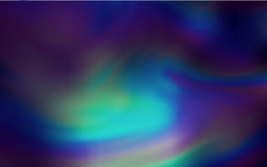 Dark Blue, Green vector blurred bright template. New colored illustration in blur style with gradient. New style design for your brand book.