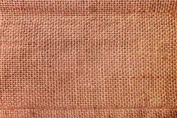 Fototapeta premium brown burlap jute canvas texture background. sackcloth