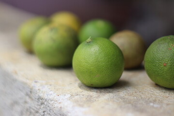 avocado on wooden table