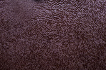 Genuine cowhide fulgrain leather texture crafts working