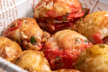 タコ焼き　日本の料理