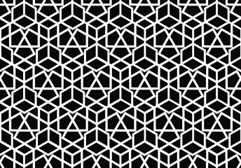Vector seamless geometric pattern. Wallpapers for your design.