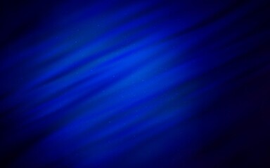 Dark BLUE vector background with astronomical stars. Shining illustration with sky stars on abstract template. Template for cosmic backgrounds.
