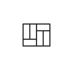 Paving icon vector flat style trendy