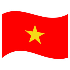 vietnam national flags icon vector symbol of country