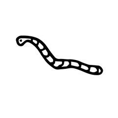 illustration doodle halloween worm