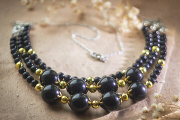 Handmade jewelry with natural stones. Jewelry set