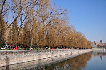 Fototapeta na wymiar 中国北京の昔ながらの風景 Old-fashioned scenery of Beijing, China