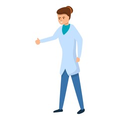 Sports doctor icon. Cartoon of sports doctor vector icon for web design isolated on white background