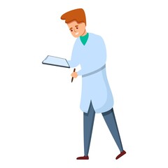 Professional sport doctor icon. Cartoon of professional sport doctor vector icon for web design isolated on white background