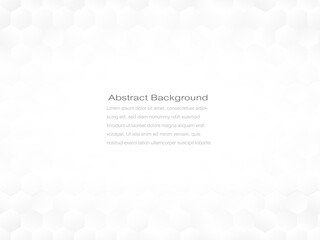 Abstract geometric or isometric tile honeycomb texture white and gray polygon or low poly vector technology concept background.