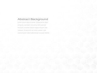 Abstract geometric or isometric tile honeycomb texture white and gray polygon or low poly vector technology concept background.