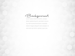 Abstract geometric or isometric tile honeycomb texture white and gray polygon or low poly vector technology concept background.
