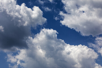 blue sky with clouds