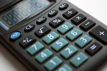 Obraz premium Calculator for calculating finance and profit