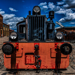 Historische Diesellokomotive