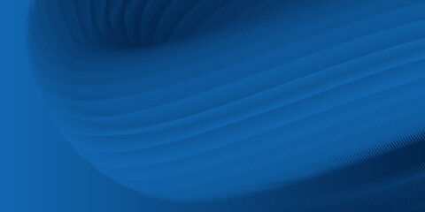3D shapes composition geometric abstract blue background. 3D shadow effects and fluid gradients. Modern overlapping forms