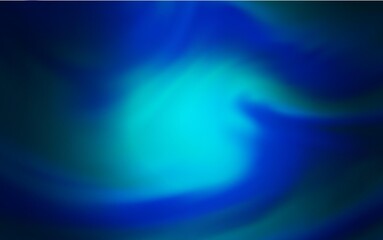 Dark BLUE vector blurred shine abstract texture. Colorful illustration in abstract style with gradient. Elegant background for a brand book.