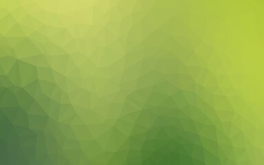 Fototapeta na wymiar Light Green vector gradient triangles pattern. Geometric illustration in Origami style with gradient. Textured pattern for your backgrounds.