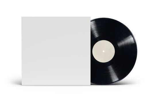 12-inch vinyl LP record in cardboard cover on white background.